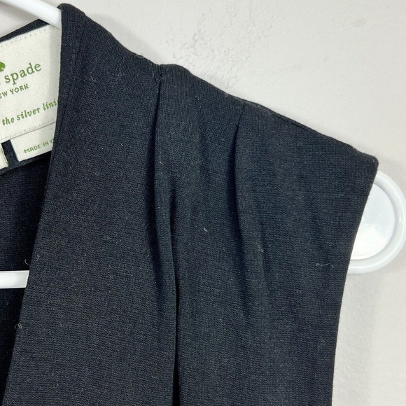 Kate Spade Black Sleeveless Gwendolyn Sheath Ponte Dress Size 0 - Picture 4 of 11
